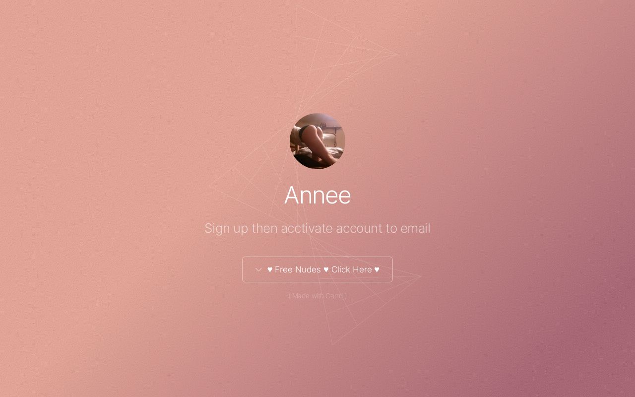 Carrd profile picture for @annex